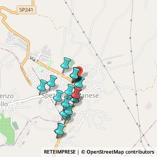 Mappa Via A. Ribecco, 87019 Spezzano albanese CS, Italia (0.4345)
