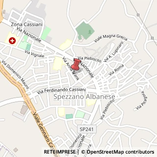 Mappa Via Anna Frank, 24, 87019 Spezzano Albanese, Cosenza (Calabria)