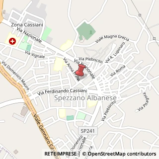 Mappa Via Anna Frank, 10, 87019 Spezzano Albanese, Cosenza (Calabria)