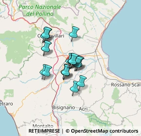 Mappa Via Don Francesco Gullo, 87019 Spezzano Albanese CS, Italia (8.9935)