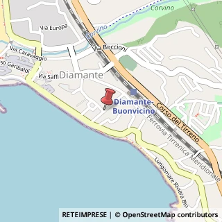 Mappa Via Amendola, 17/19, 87023 Diamante, Cosenza (Calabria)