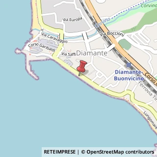 Mappa Corso Vittorio Emanuele, 87023 Diamante CS, Italia, 87023 Diamante, Cosenza (Calabria)