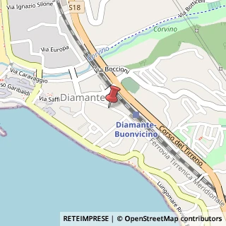Mappa Via Giovanni Verga, 34, 87023 Diamante, Cosenza (Calabria)