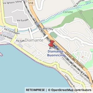 Mappa Via Amendola, 61, 87023 Diamante, Cosenza (Calabria)