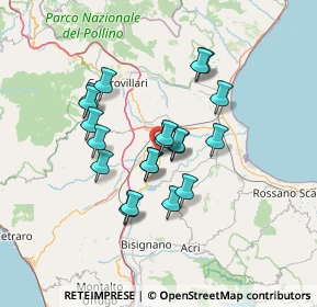 Mappa 87019 Spezzano Albanese CS, Italia (12.0385)