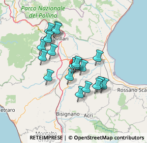 Mappa 87019 Spezzano Albanese CS, Italia (12.2415)