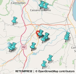 Mappa 87019 Spezzano Albanese CS, Italia (8.629)