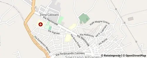 Mappa Spezzano Albanese