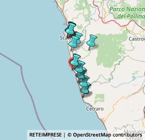 Mappa Piazza XI Febbraio, 87023 Diamante CS, Italia (9.84706)