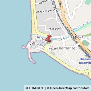 Mappa Piazza XI Febbraio, 6, 87023 Diamante, Cosenza (Calabria)
