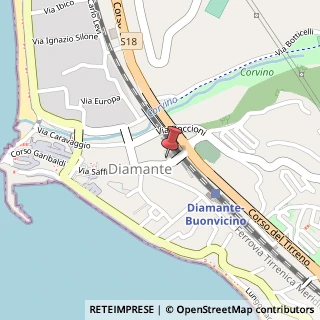 Mappa Via Antonello da Messina, 51, 87023 Diamante, Cosenza (Calabria)