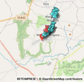 Mappa Via Sulcis, 09095 Mogoro OR, Italia (1.394)
