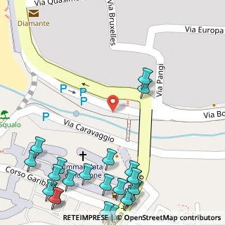 Mappa Piazza Andrea di Maio, 87023 Diamante CS, Italia (0.09091)