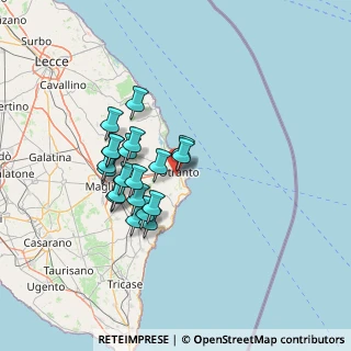 Mappa Via Monsignor De Marco Antonio, 73028 Otranto LE, Italia (12.3065)