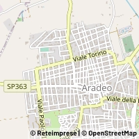 नक्शा Aradeo