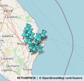Mappa Via Renis, 73028 Otranto LE, Italia (10.038)