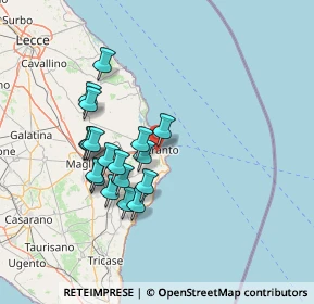 Mappa SS695, 73028 Otranto LE, Italia (13.54833)