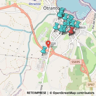 Mappa SS695, 73028 Otranto LE, Italia (0.624)