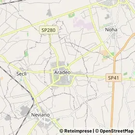Mappa Aradeo
