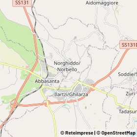 Mappa Norbello