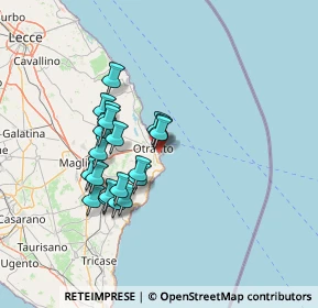 Mappa Strada Porto - Torre del Serpe - Orte, 73028 Otranto LE, Italia (12.711)