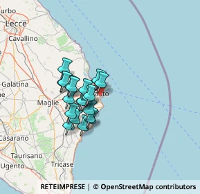 Mappa Strada Porto - Torre del Serpe - Orte, 73028 Otranto LE, Italia (10.319)