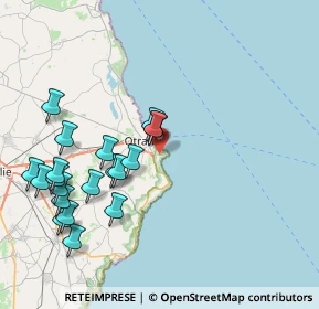 Mappa Strada Porto - Torre del Serpe - Orte, 73028 Otranto LE, Italia (9.448)