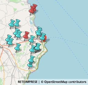 Mappa Strada Porto - Torre del Serpe - Orte, 73028 Otranto LE, Italia (8.788)