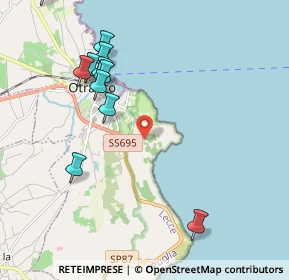 Mappa Strada Porto - Torre del Serpe - Orte, 73028 Otranto LE, Italia (2.51727)