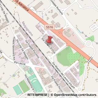 Mappa Via D'oria Sabino, 8/lotto, 73024 Maglie, Lecce (Puglia)