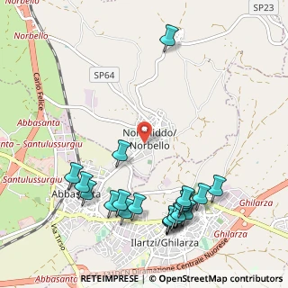 Mappa Via Vittorio Emanuele, 09070 Norbello OR, Italia (1.3745)