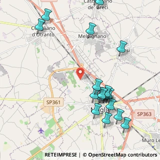 Mappa Strada Comunale Vecchia Corigliano, 73024 Maglie LE, Italia (2.777)
