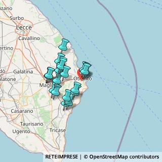 Mappa Via Monsignor Luigi Bienna Zona PIP, 73028 Otranto LE, Italia (11.3355)