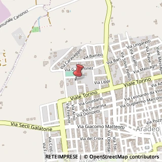 Mappa Via de Curtis, 5, 73040 Aradeo, Lecce (Puglia)
