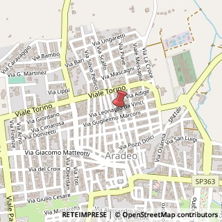 Mappa Via Scalfo, 47, 73040 Aradeo, Lecce (Puglia)