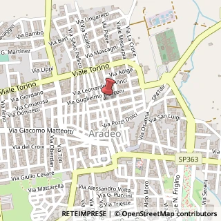 Mappa Via Scalfo, 37, 73040 Aradeo, Lecce (Puglia)
