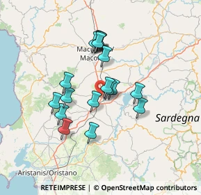 Mappa SP n 15 km 44, 09071 Abbasanta OR, Italia (12.135)