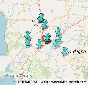 Mappa Via Portotorres, 09071 Abbasanta OR, Italia (10.161)