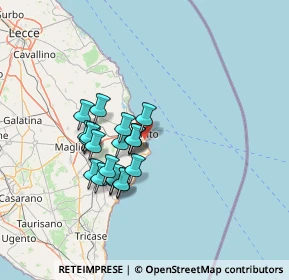 Mappa Laghetto Cave di Bauxite, 73028 Otranto LE, Italia (11.864)