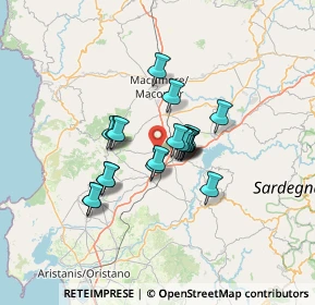 Mappa SP Abbasanta S. Lussurgiu, 09071 Abbasanta OR, Italia (10.0025)