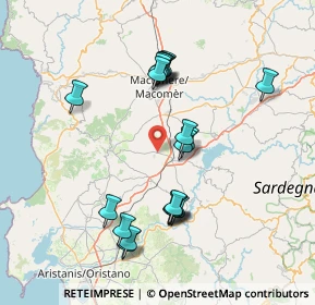 Mappa SP Abbasanta S. Lussurgiu, 09071 Abbasanta OR, Italia (15.7585)