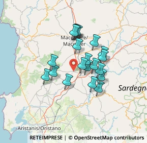 Mappa SP Abbasanta S. Lussurgiu, 09071 Abbasanta OR, Italia (11.2315)