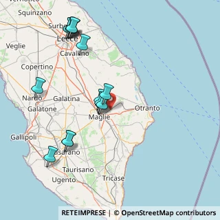 Mappa Case sparse, 73020 Bagnolo del Salento LE, Italia (18.47467)