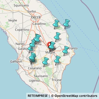 Mappa Via Zona Industriale Maglie, 73024 Maglie LE, Italia (11.97813)