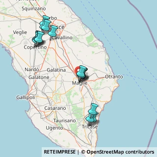 Mappa Via Zona Industriale Maglie, 73024 Maglie LE, Italia (18.35944)