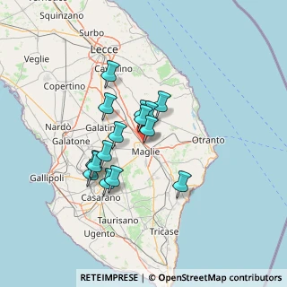 Mappa Via Zona Industriale Maglie, 73024 Maglie LE, Italia (11.362)