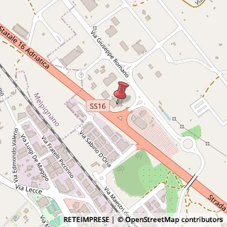Mappa SS16 Adriatica, 73024 Zona Industriale LE, Italia, 73024 Maglie, Lecce (Puglia)