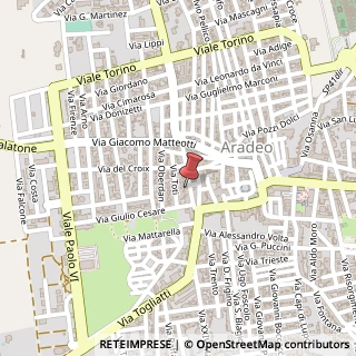 Mappa Via Giuseppe Mazzini, 72, 73040 Aradeo, Lecce (Puglia)