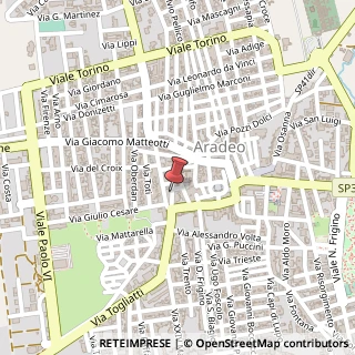 Mappa Via Salvo D'Acquisto, 18, 73040 Aradeo, Lecce (Puglia)
