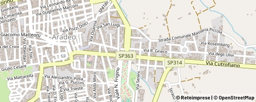 Mappa Aradeo